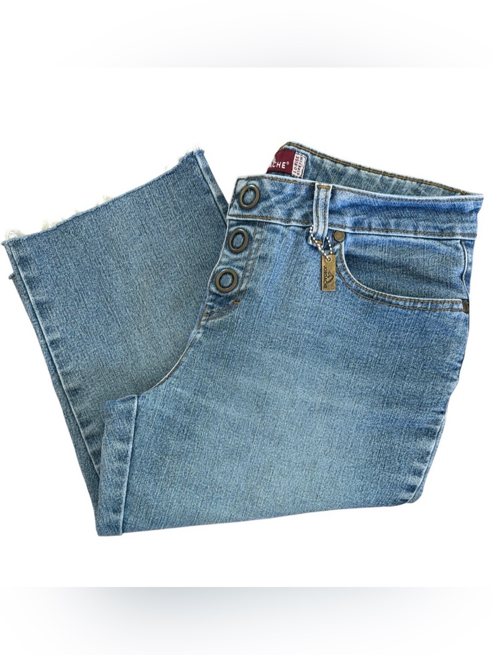 Jordache vintage 90s Light Blue Cropped Ankle Jeans